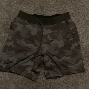 Lululemon Mens Camo Workout Shorts